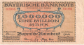 Germany 2 1,000,000 Mark, 15. 8.1923